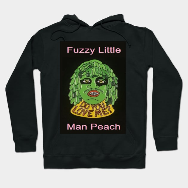 Fuzzy Little Man Peach Hoodie by ugli